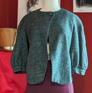 Banana Republic, wool Bolero, lined with hidden pockets, sz 8